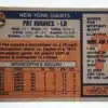 Pat Hughes Topps 1976 Card #117 Back