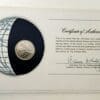 Coins Of All Nations San Marino Fresh Mint Coin Franklin Mint C.O.A Back