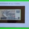 Banknote of Singapore 1 Dollar No.107918