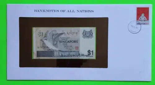 Singapore Banknote 1 Dollar No.107918