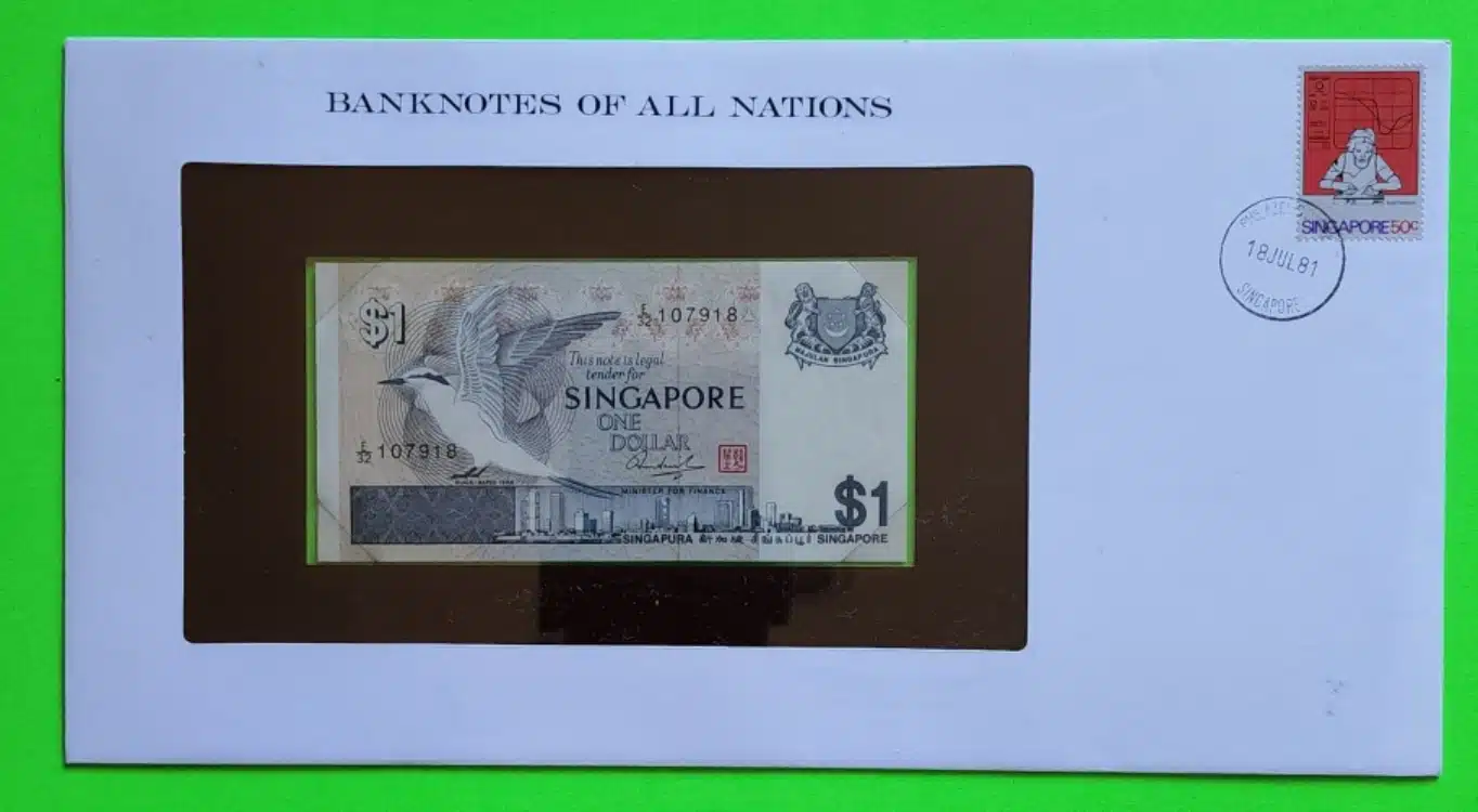 Singapore Banknote 1 Dollar No.107918