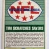 Tim Brown Score 1989 "Record Breaker" NFL Trading Card #328 Back