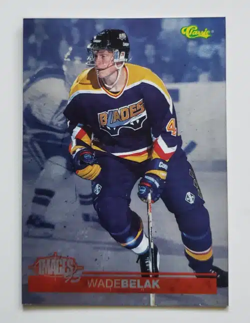 Wade Belak Classic Images 1995 Card #104 back