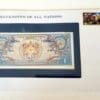 Banknote of Bhutan 1 Nguiltrum No. 3463942 Franklin Mint