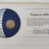 Ethiopia Coin Of All Nations Fresh Mint Coin Franklin Mint with C.O.A Back