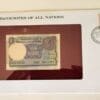 Banknote of India 1 Rupee No J2C 92JJ84 Franklin Mint