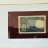 Banknote of India 1 Rupee No J2C 92JJ84 Franklin Mint Back