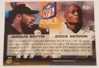 Jerome Bettis Eddie George 1998 Card #2 Back