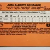 juan-gonzalez-donruss-1990-error-33-back Juan Gonzales Donruss 1990 Error Card #33 back