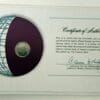 Mongolia Coin Of All Nations Fresh Mint Coin Franklin Mint with C.O.A Back