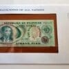Banknote of Philippines 5 Piso No F015235 Franklin Mint