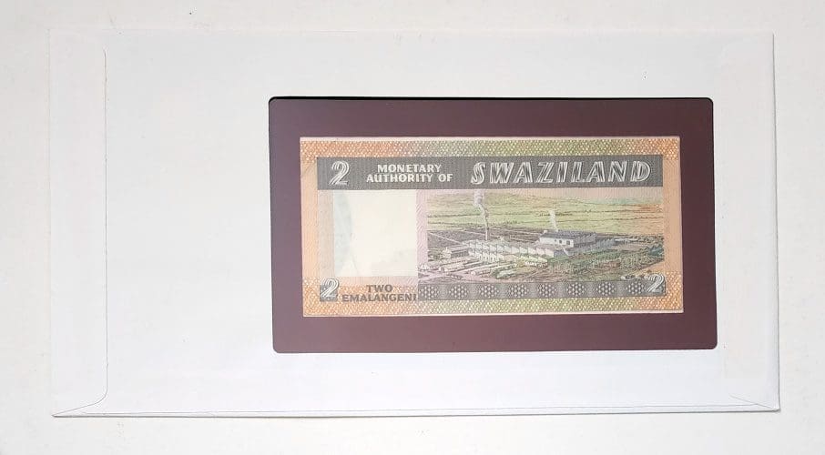 Banknote of Swaziland National Banknote 2 Emalag Back