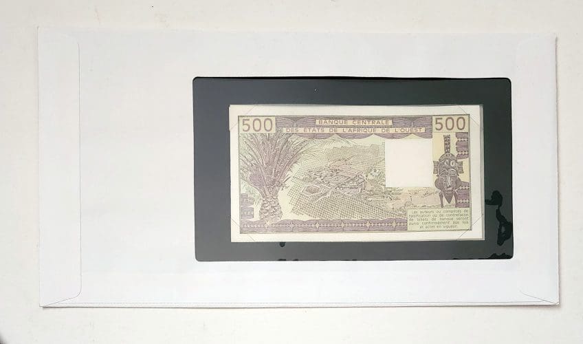 Banknote of Tonga National Banknote 1 Pa'anga No. 534401 back