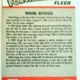 Wade Boggs Fller-1989 Card #1 of 6 Back