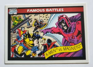 X-Men -vs- Magneto Marvel 1990 Impel Marketing Comic Card #100