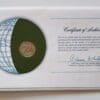 Zambia Coin Of All Nations Fresh Mint Coin Franklin Mint with C.O.A Back