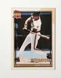 Barry Bonds Topps 1991 Card#19 of 36