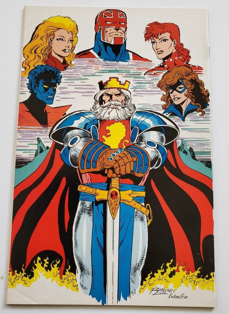 Excalibur Issue #8 May 1989 "New York Adventure" back