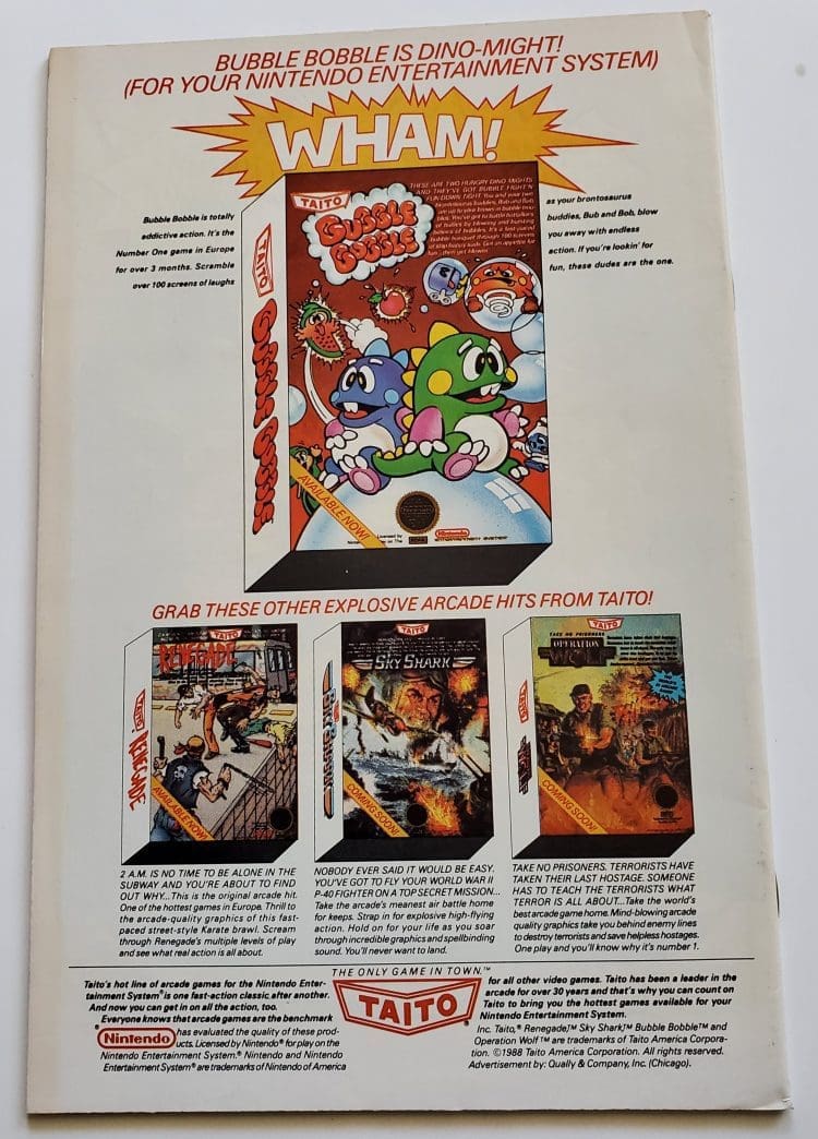Silver Surfer Issue #19 January 1989 "Playing With Matches" Back