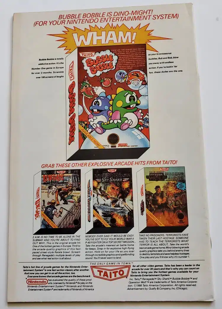 Silver Surfer Issue 19 January 1989 Back