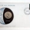 Cook Islands Mint Coin Stamped Envelope Franklin Mint with C.O.A