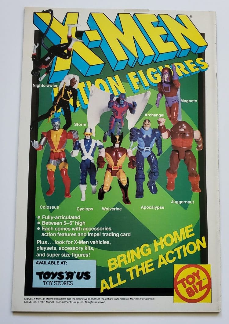 Deathlok Comics #4 Cyberwar "Thinking About Thinking" Oct. 1991 Back