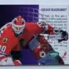 Ed Belfour Parkhurst 1995 "Goal Patrol" Card #6 of 12 Back