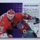Ed Belfour Parkhurst 1995 "Goal Patrol" Card #6 of 12 Back