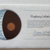 Kiribati Mint Coin Stamped Envelope Franklin Mint Back