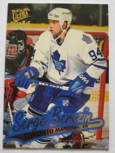 Sergei Berezin Fleer Ultra 1997 "Gold Medallion Edition" Card #G-161 Maple Leafs