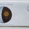 Thailand Coin Of All Nations Stamped Envelope Franklin Mint C.O.A