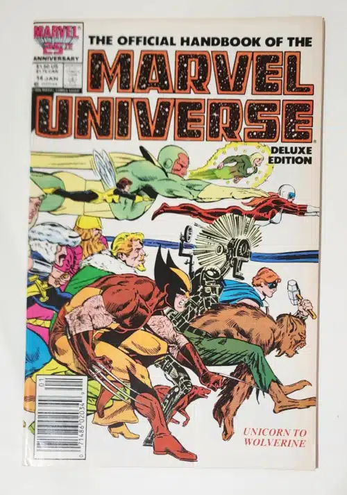Handbook Of The Marvel Universe Issue #14 January 1987
