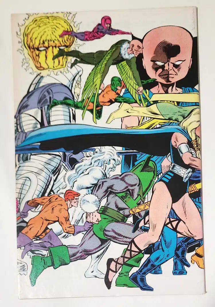 Handbook Of The Marvel Universe Issue #14 January 1987 Back