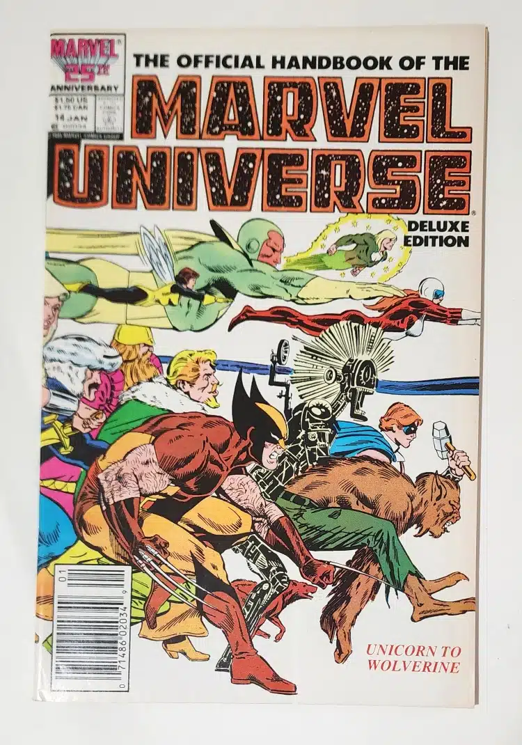 Handbook Of The Marvel Universe Issue #14 January 1987