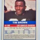 Tim Brown Score 1989 #86 Back