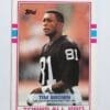 Tim Brown Topps 1989 "All Pro" NFL Trading Card #265