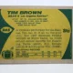Tim Brown Topps 1989 Card #265 Back