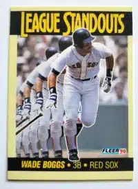 Wade Boggs Fleer-1990 Card #5