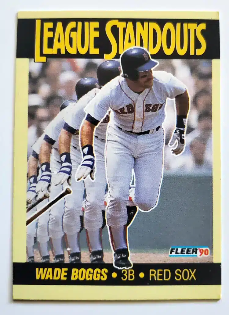 Wade Boggs Fleer-1990 Card #5