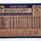 Wade Boggs Topps 1984 Card #30 back