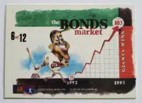 Barry Bonds Topps Stadium Club 1994 Card #6 of 12 Back