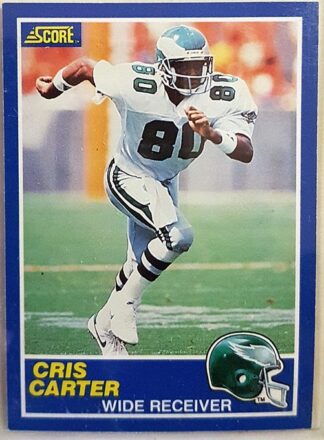 Cris Carter Score 1989 NFL Trading Card #72 Philadelphia Eagles