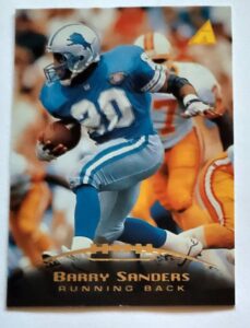 Barry Sanders Pinnacle 1995 NFL Trading Card #39 Detroit Lions