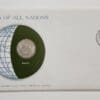 Bolivia Coin Of All Nations Stamped Envelope Franklin Mint C.O.A