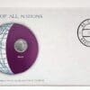 Brazil Coin Of All Nations Stamped Envelope Franklin Mint C.O.A