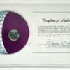 Brazil Coin Of All Nations Stamped Envelope Franklin Mint C.O.A Back