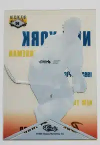 Bryan Berard Clear Asset 1996 NHL Card #56 Ottawa Senators Back