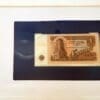 Bulgaria Banknote Stamped Envelope Franklin Mint with C.O.A Back