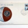 Cape Verde Mint Coin Stamped Envelope Franklin Mint with C.O.A