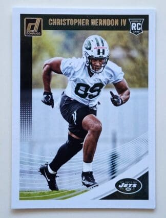 Christopher Henderson IV Donruss / Panini 2018 NFL Card #384 New York Jets